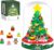 542-Piece Christmas Tree Building Blocks Toy Set with LED Light – Christmas Décor Building Kit for Tabletop, Xmas Ornaments, and Stocking Stuffers