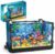 Building Block Set with Light for Fish Tank, Including Aquarium, Marine Jellyfish – Fun Toy for Kids 6 and Home Decor