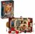 LEGO 76409 Harry Potter Gryffindor Flag & Shared Room Set with Hogwarts Castle – Includes 3 Minifigures, Wall Decoration, and Travel Accessories for Kids
