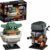 LEGO BrickHeadz Star Wars The Mandalorian & The Child 75317 Building Toy Set – ‘Baby Yoda’ Collectible Figures, Perfect Gift for Teens