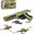 QMAN 3-in-1 Simulation Blaster Building Blocks with Bullets – Military Weapon Building Set Model for Kids (202 PCS)