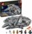The product title can be rephrased as “Star Wars Millennium Falcon Starship Construction Set – Lego 75257, Featuring Characters from The Rise of Skywalker, Including Finn,…